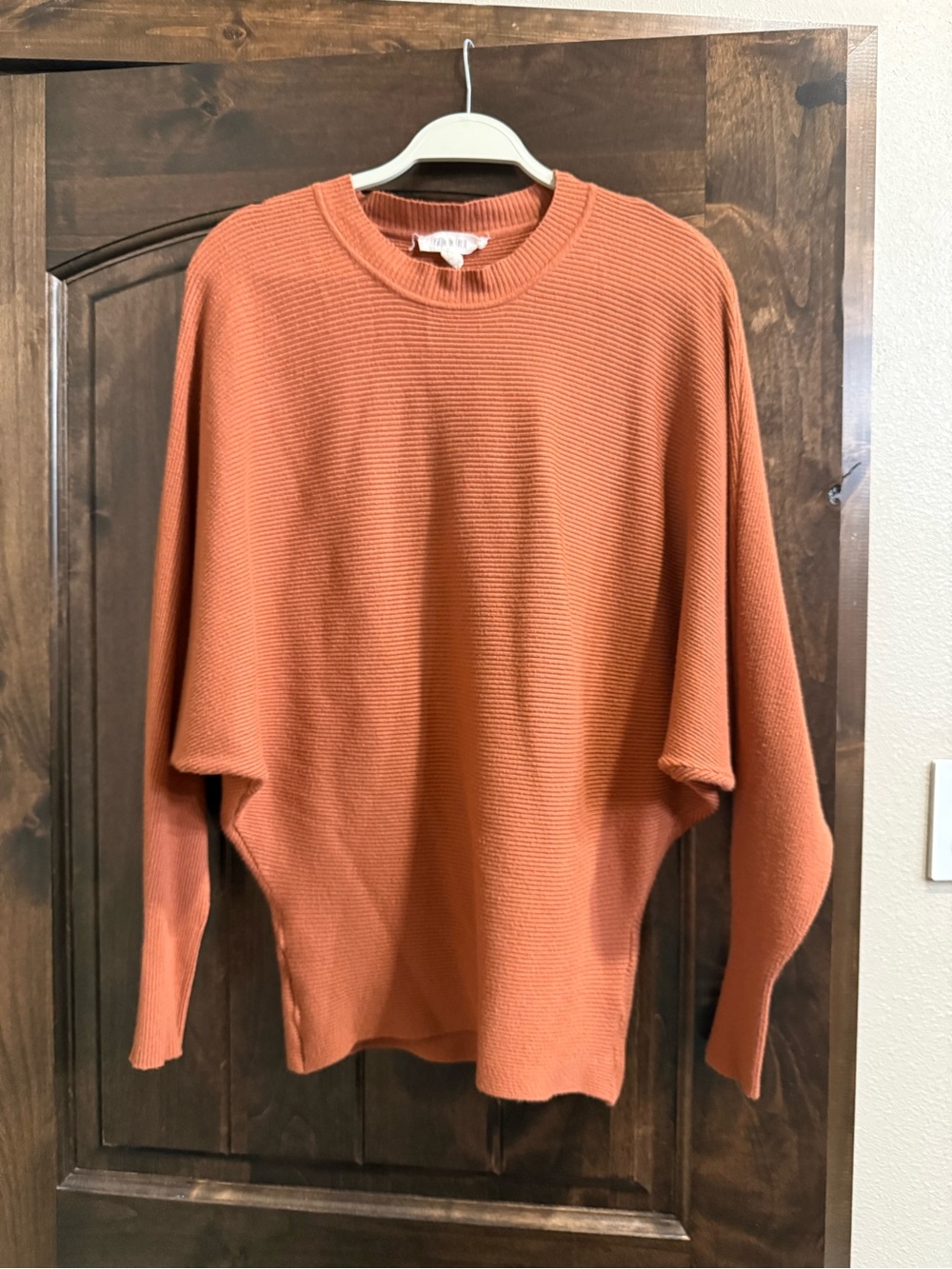 Women’s Sweater- Rust Orange